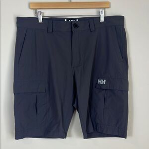 Helly Hansen Men's HH QD Cargo Shorts 11" Sailing Hiking Quick Dry Ripstop Sz 38